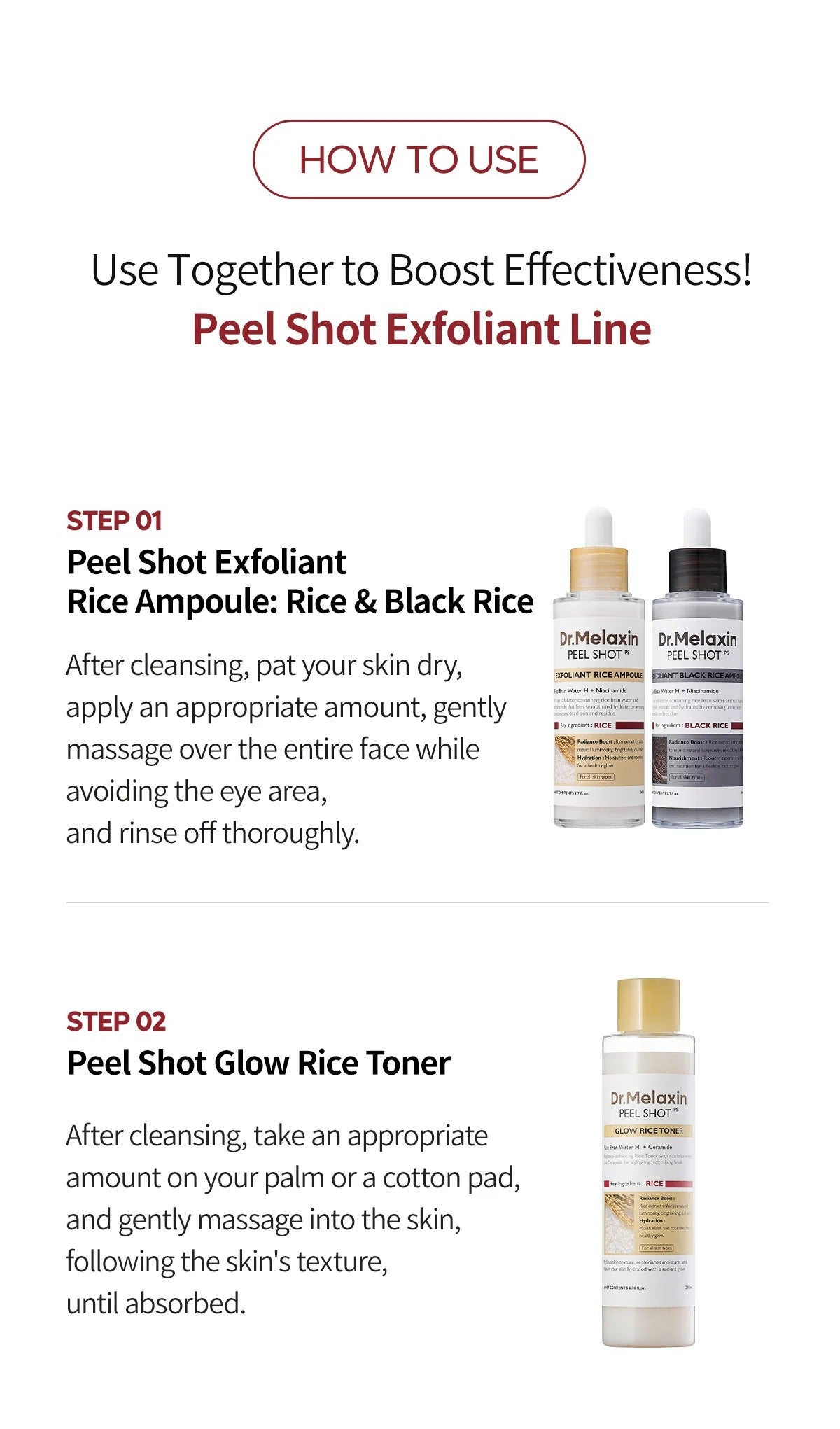 Dr. Melaxin Rice Peel Ampoule